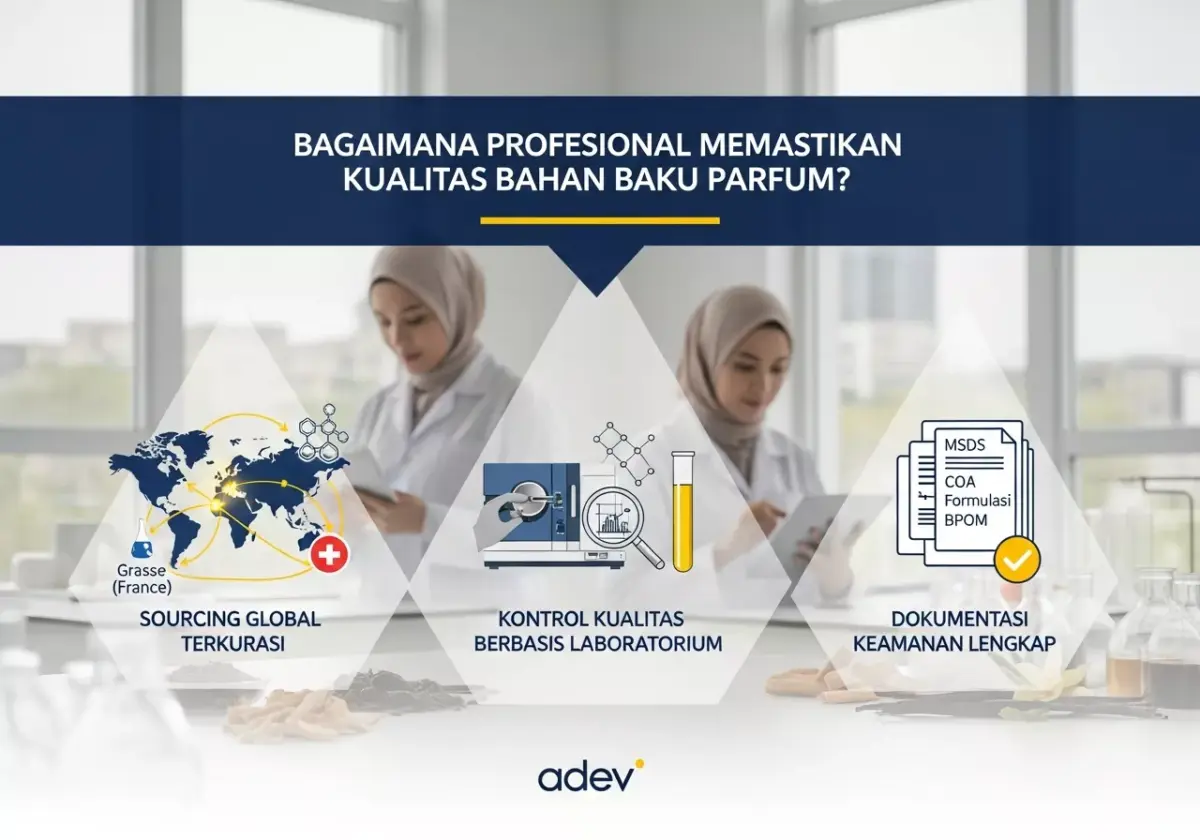 Cara Memastikan Kualitas Bahan Baku Parfum