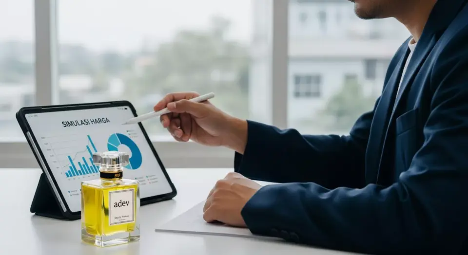 Contoh Perhitungan dan Simulasi Lengkap Menentukan Harga Jual Parfum EDP