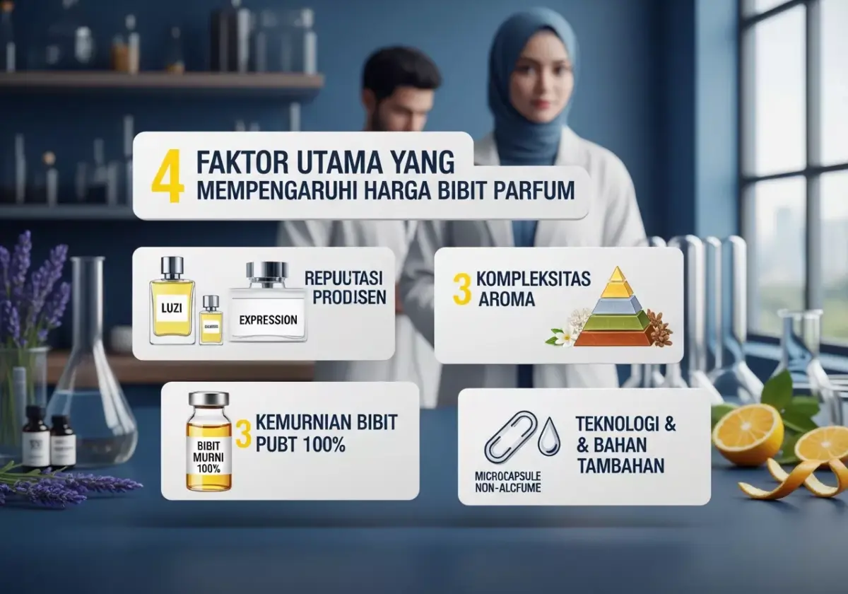 4 Faktor Utama yang Mempengaruhi Harga Bibit Parfum Berbeda