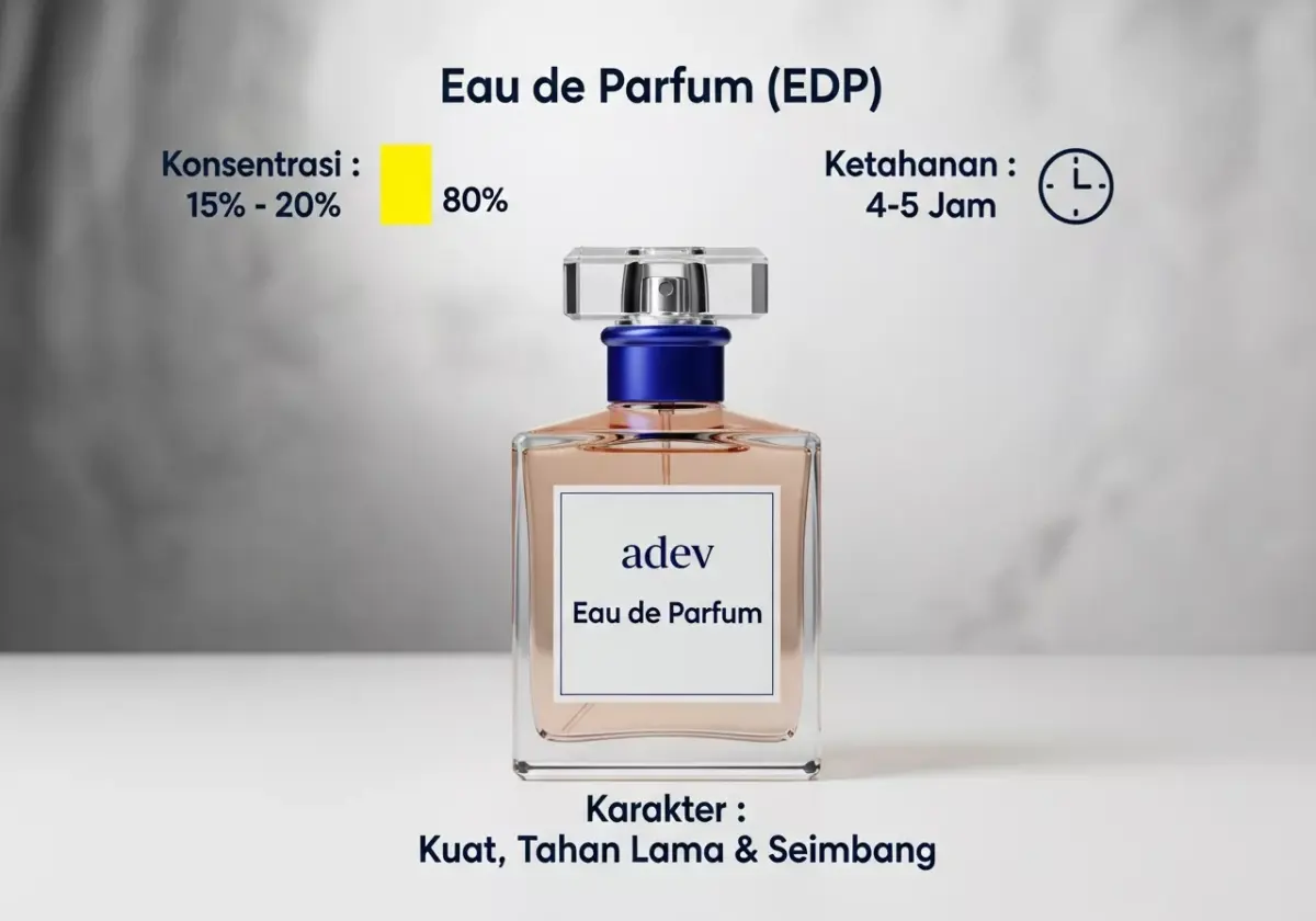 Infografis Eau de Parfum (EDP)