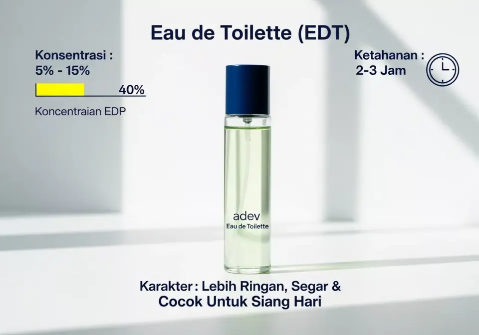 infografis Eau de Toilette (EDT)