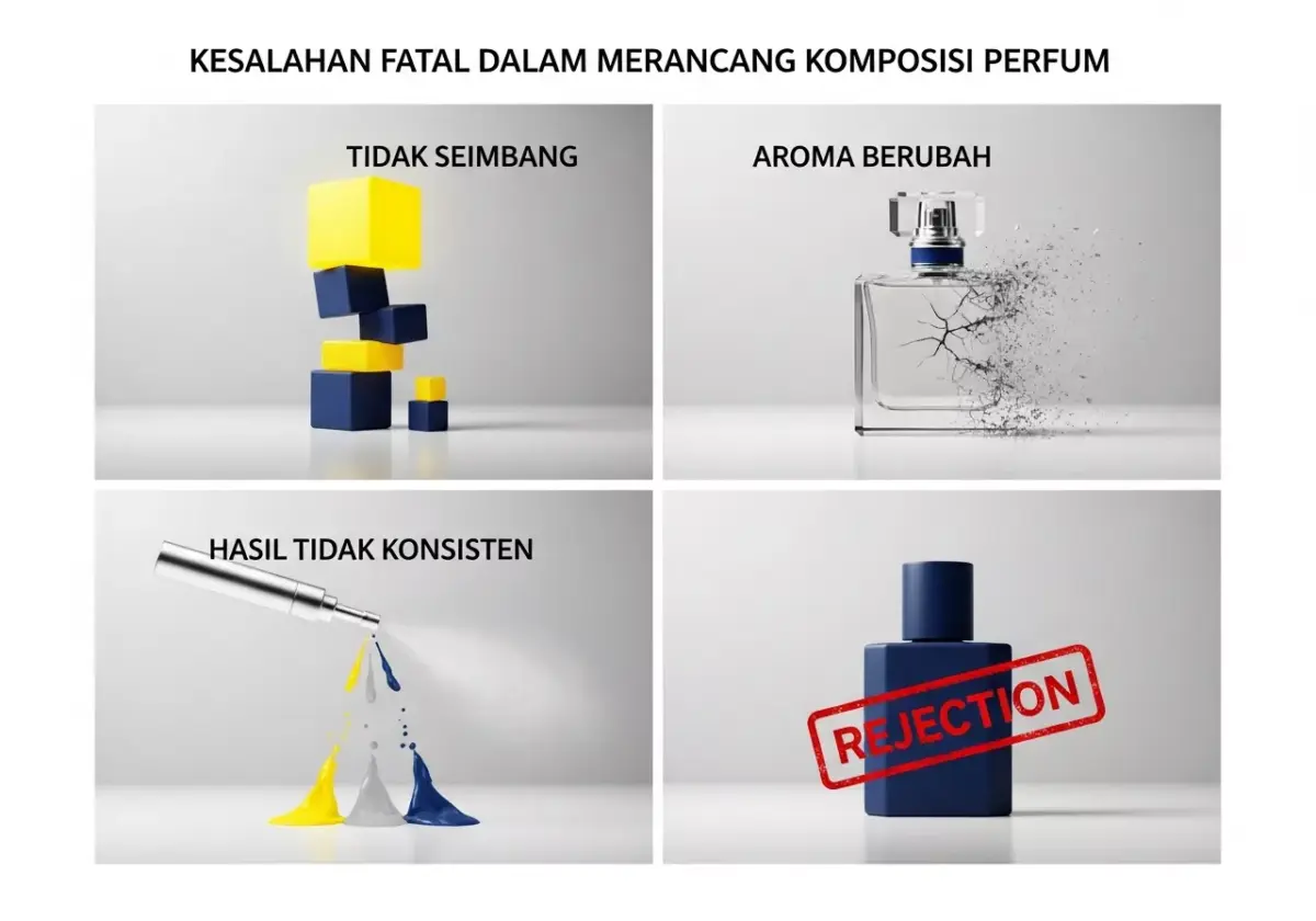 Kesalahan Fatal dalam Merancang Komposisi Parfum