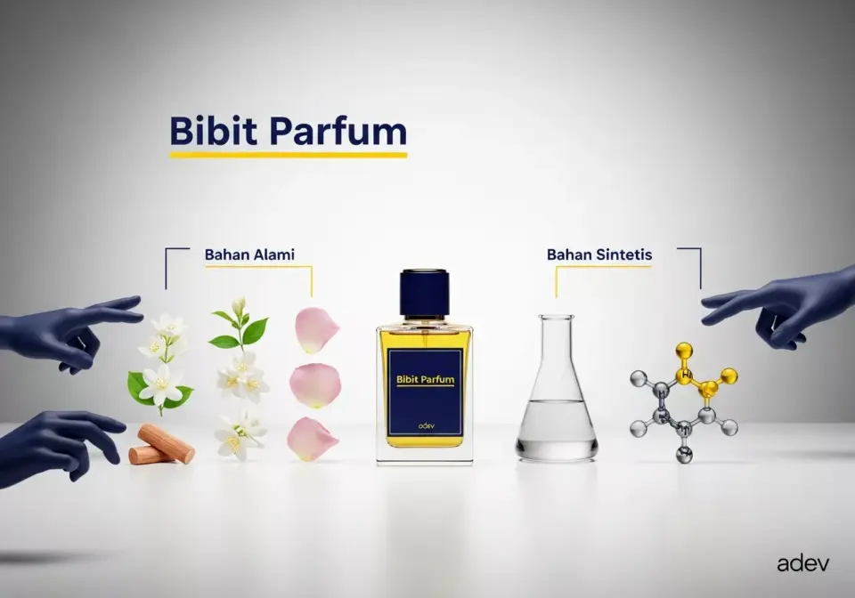 Konsentrat Parfum (Minyak Esensial / Bibit Parfum) sebagai komponen utama parfum
