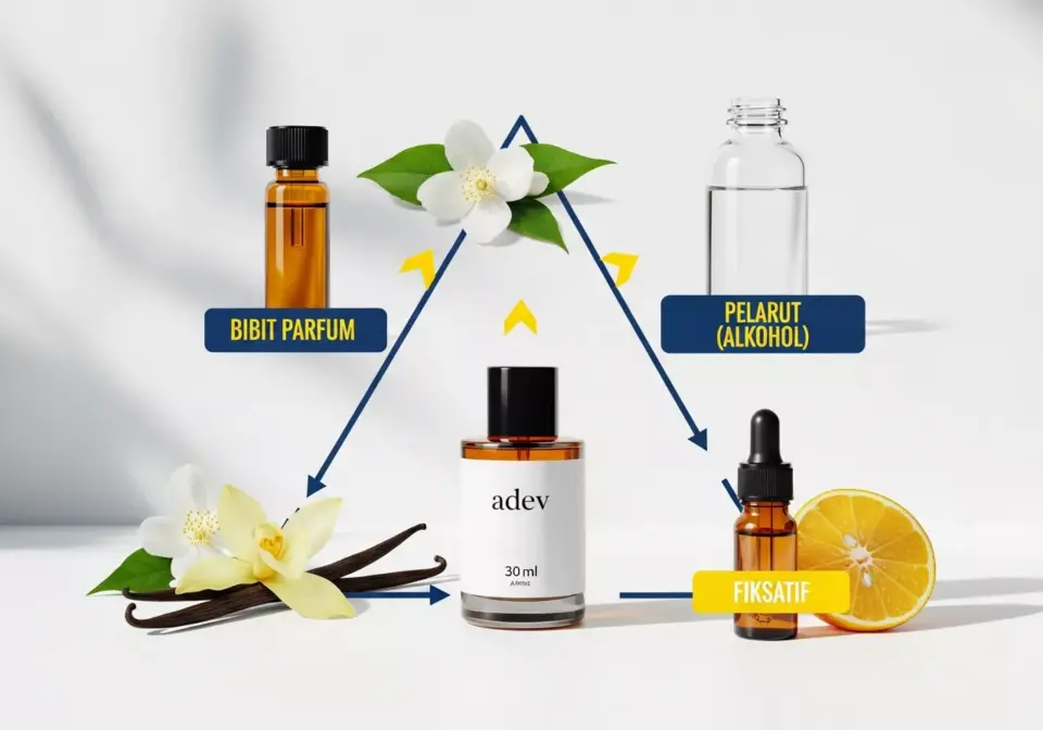 3 Komponen Dasar dan Utama dalam Racikan Parfum