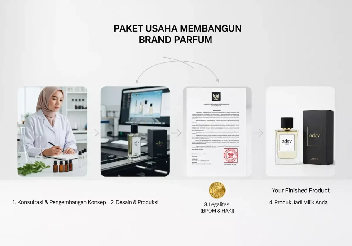 Rincian Paket Usaha Parfum Brand Sendiri