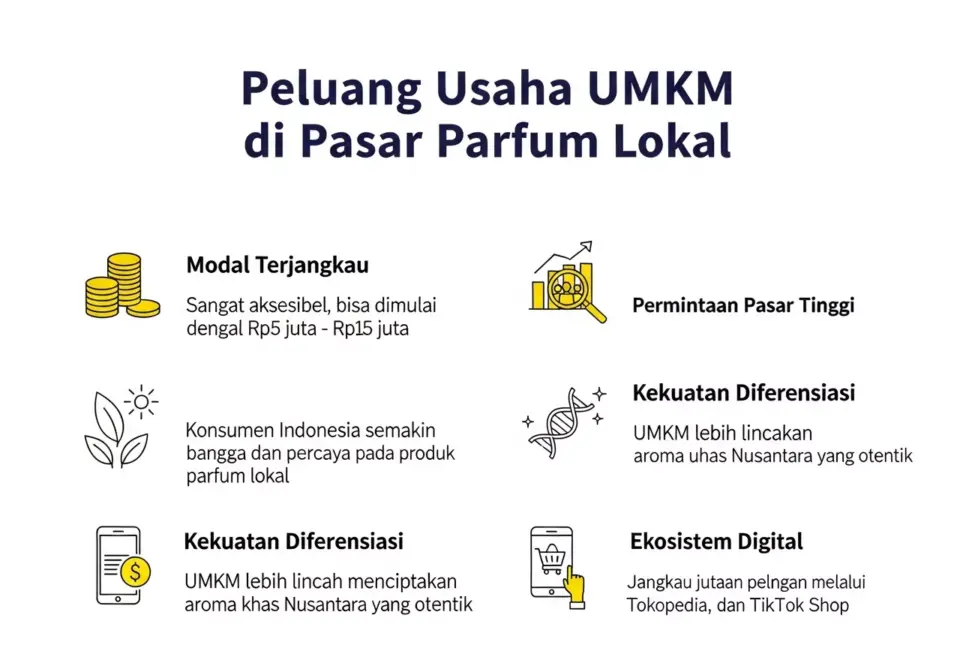 Peluang Usaha UMKM di Pasar Parfum Lokal Menjanjikan. Ini Alasannya.