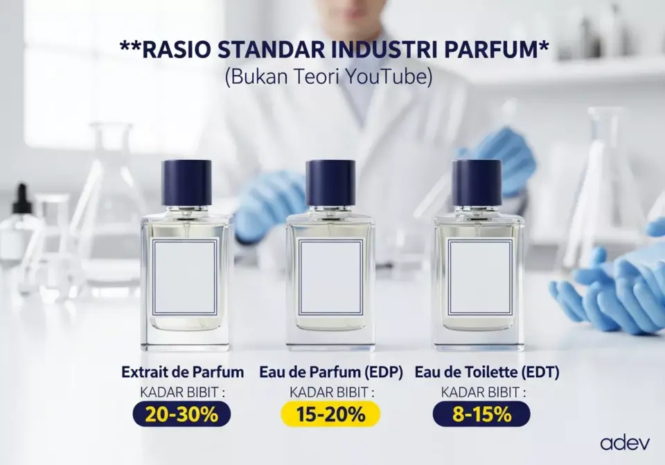 Rasio Standar yang Digunakan di Industri Parfum