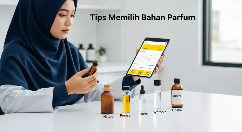 Tips & Cara Memilih Bahan Dasar Parfum untuk Brand