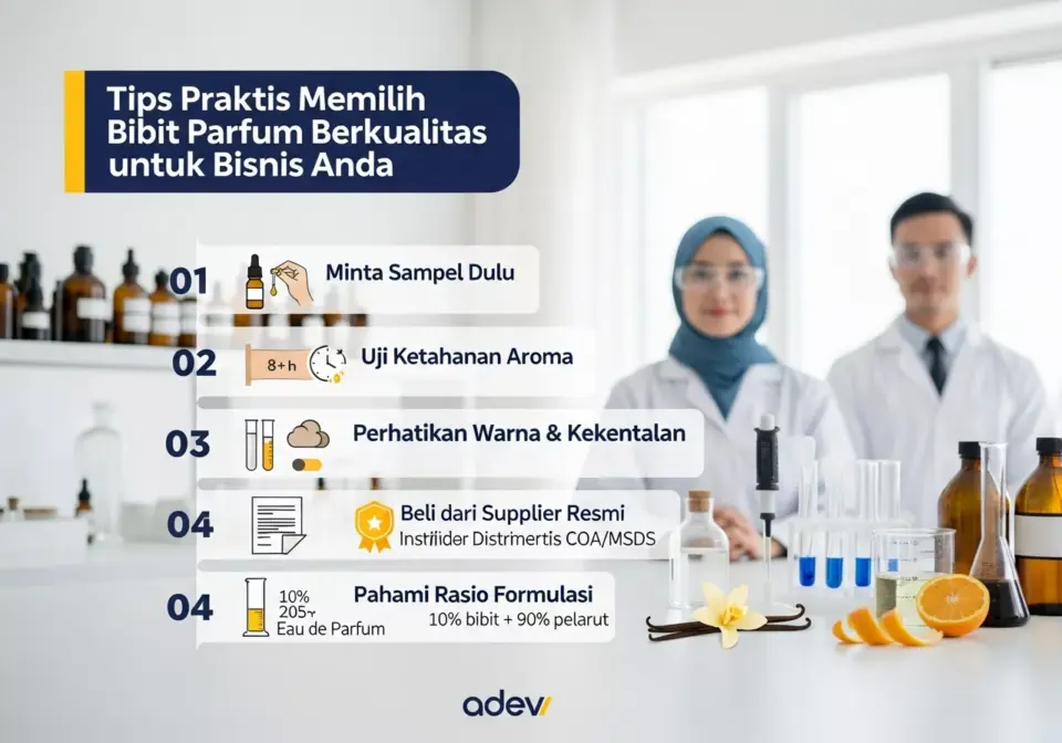 Tips Praktis Memilih Bibit Parfum Berkualitas untuk Bisnis