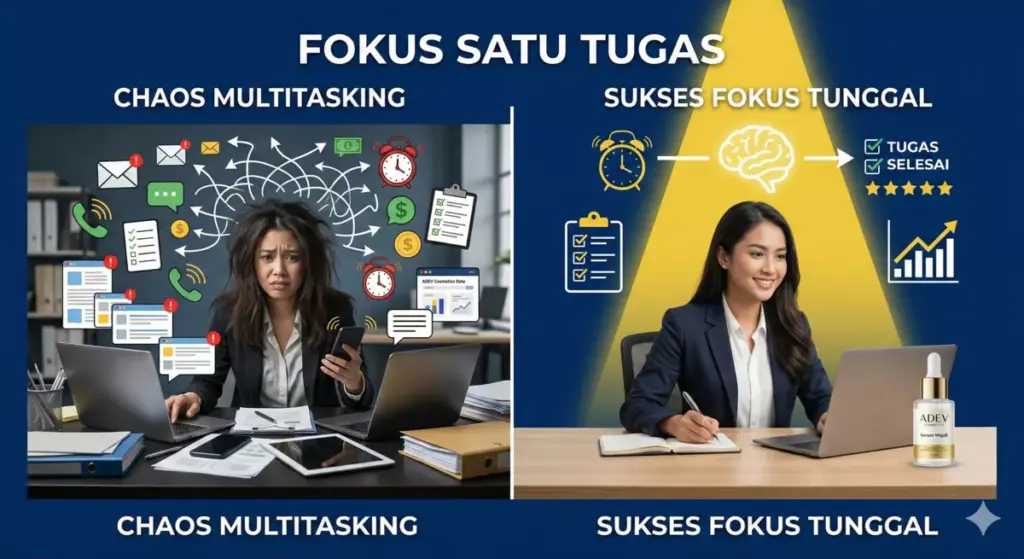 Strategi hindari multitasking tingkatkan kualitas usaha sampingan