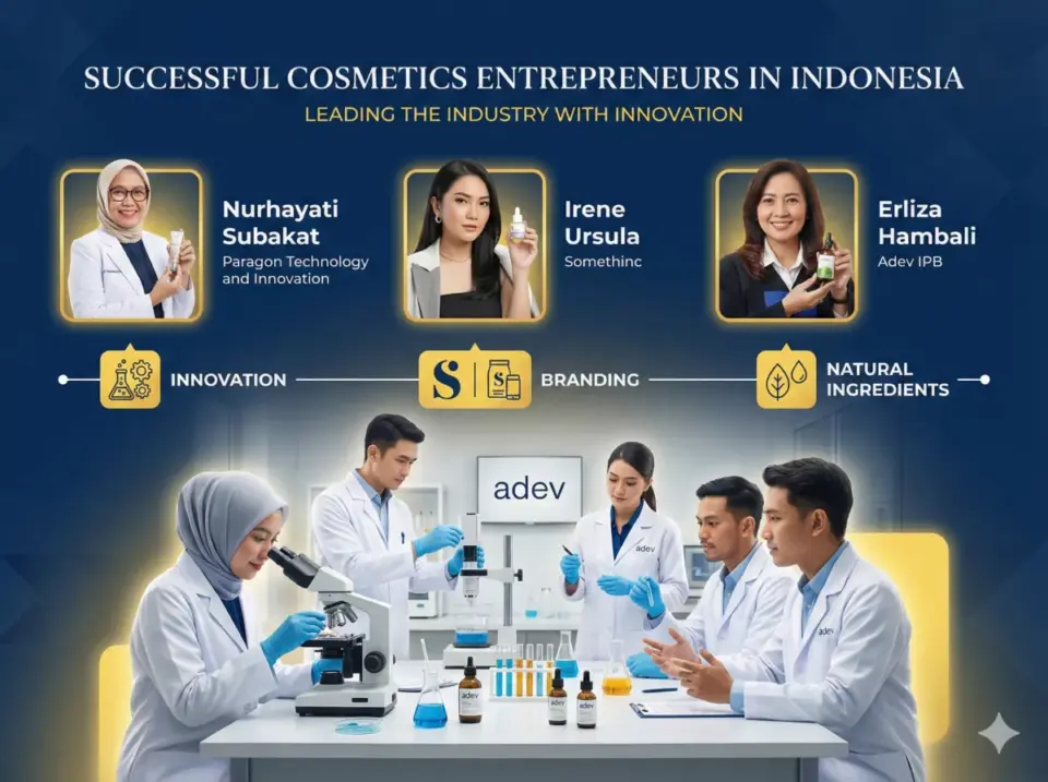 Inspirasi pengusaha kosmetik sukses Adev IPB Erliza Hambali 