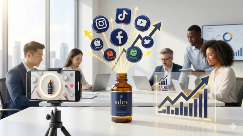 Promosi produk di sosmed dan marketplace, dengan jasa pembuatan foto dan video Rp1-2jt Adev