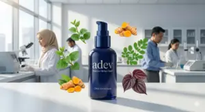 Infografis maklon kosmetik herbal PT Adev Natural Indonesia untuk brand skincare alami terdaftar BPOM dan halal di Bogor.
