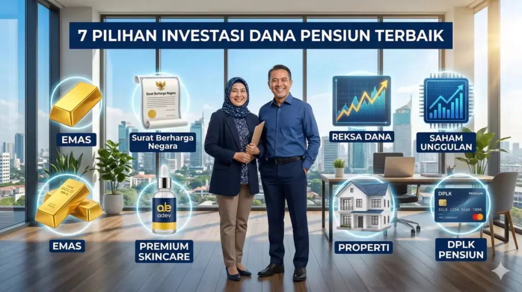Pasangan Indonesia merencanakan 7 pilihan investasi dana pensiun terbaik untuk kebebasan finansial