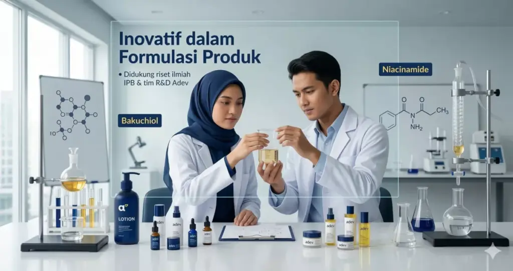 Inovasi formulasi produk kosmetik Adev didukung riset ilmiah IPB
