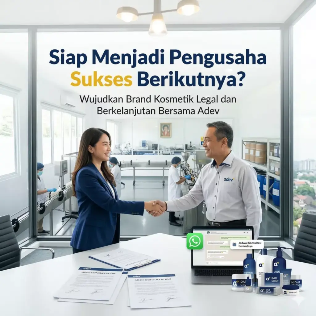 Calon pengusaha kosmetik muda siap membangun brand bersama Adev