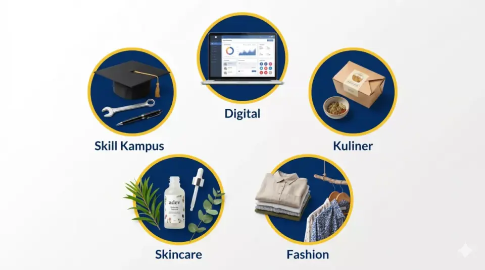 Lima sektor bisnis kreatif paling potensial untuk mahasiswa: digital, kuliner, fashion, skincare, dan jasa skill