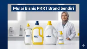 Produk perbekalan kesehatan rumah tangga brand sendiri hasil maklon PKRT Adev siap dipasarkan