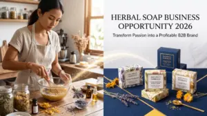 Ilustrasi transisi dari hobi membuat sabun herbal menjadi brand kosmetik sendiri bersama ADEV Natural Indonesia